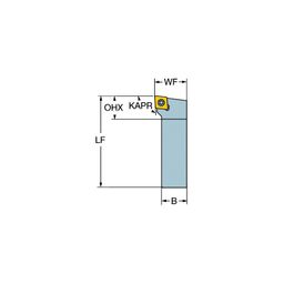 SCLCL/R CoroTurn® 107 Shank Tool For Turning thumbnail-1