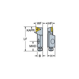 STGCL/R CoroTurnⓇ 107 Cartridge For Turning thumbnail-0