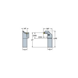 LG151.37 T-Max® Q-Cut Shank Tool For Face Grooving thumbnail-0