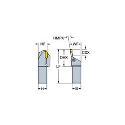 LX123L Style CoroCut® 1-2 Shank Tool For Profiling thumbnail-0