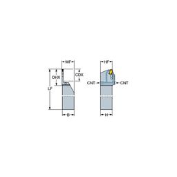 QD-LFJ CoroCutⓇ QD Shank Tool For Parting And Grooving
 thumbnail-0