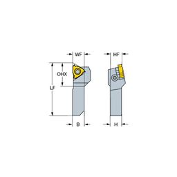 QS-266RFA CoroThreadⓇ 266 QS Shank Tool For Thread Turning
 thumbnail-0