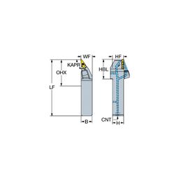 QS-TR-V13JBL/R CoroTurnⓇ TR QS Shank Tool For Turning thumbnail-0