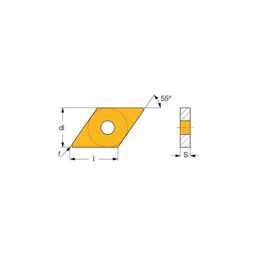 DCMT Turning Inserts Grade IC907  thumbnail-1