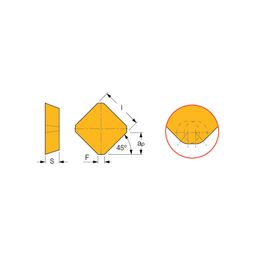 SEKN Milling Inserts Grade IC328 thumbnail-1