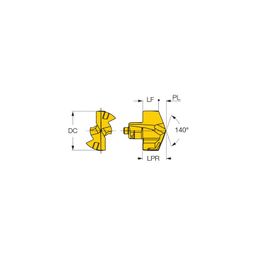 QCP-2M SUMOCHAM Double Margin DCN Drill Heads Grade IC908 thumbnail-1