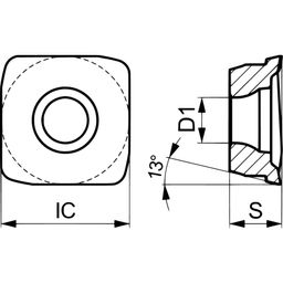 High Feed Milling Inserts thumbnail-0