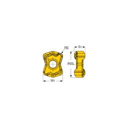 FFX4 XNMU Milling Inserts Grade IC830 thumbnail-1