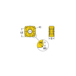 N331.1D Milling Inserts Grade 1020 thumbnail-0