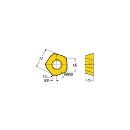 CoroMillⓇ 419R Milling Inserts Grade 2040 thumbnail-0