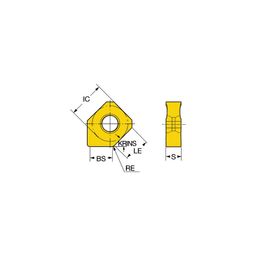 CoroMill® 345N Milling Inserts Grade 1010 thumbnail-0