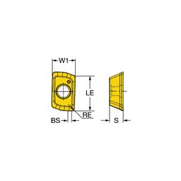 CoroMillⓇ 390R Milling Insert Grade 1040 thumbnail-0