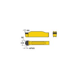 N123H1 CoroCutⓇ 1-2 Profiling Inserts Grade CB20 thumbnail-0