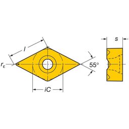 TR-DC CoroTurn® Turning Inserts Grade 1105 thumbnail-1