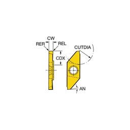 MACR CoroCutⓇ XS Parting Inserts Grade 1105 thumbnail-0