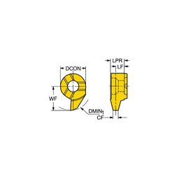 MB-07TH - AC CoroCutⓇ MB Solid Carbide Head For Thread Turning Grade 1025 thumbnail-0