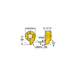 MB-07T0 CoroCutⓇ MB Solid Carbide Head For Turning Grade 1025 thumbnail-0