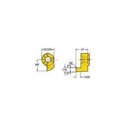 MB-09FAR CoroCutⓇ MB Solid Carbide Head For Face Grooving Grade 1025 thumbnail-0