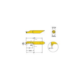 CXS-04TH CoroTurnⓇ XS Solid Carbide Tool Tor Thread Turning Grade 1025 thumbnail-0