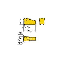 N151.2 T-MaxⓇ Q-Cut Parting Insert Grade 3020 thumbnail-0