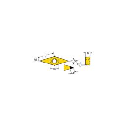 VCMW CoroTurnⓇ 107 Turning Inserts Grade CD05 thumbnail-0