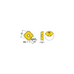 R245-12T CoroMillⓇ 245 Milling Inserts Grade CD10 thumbnail-0