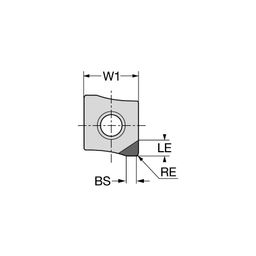 R590-1105 CoroMillⓇ Century Milling Insert Grade CB50 thumbnail-0