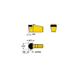 N151.2 T-MaxⓇ Q-Cut Profiling Inserts Grade CD20 thumbnail-0