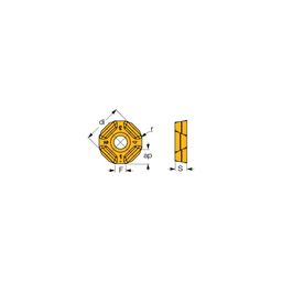 IQ845 SYHU Milling Inserts Grade IC830 thumbnail-1