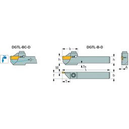 DGTL DO-GRIP Integral Shank Reinforced Parting and Grooving Toolholders thumbnail-0