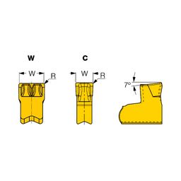 TAG N-C/W Parting & Grooving Inserts Grade IC830 thumbnail-3