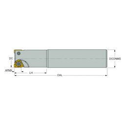 HM390 ETP 05 HELI3MILL Small Diameter 90° Endmill  thumbnail-1