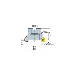 RA200 CoroMillⓇ 200 Face Milling Cutter thumbnail-0