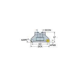 RA245 CoroMillⓇ 245 Face Milling Cutter thumbnail-0