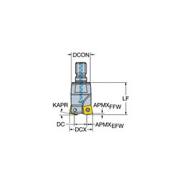 R210 CoroMillⓇ 210 Face Milling Cutter thumbnail-0