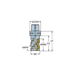 R390 CoroMillⓇ 390 Long Edge Square Shoulder Milling Cutter
 thumbnail-0