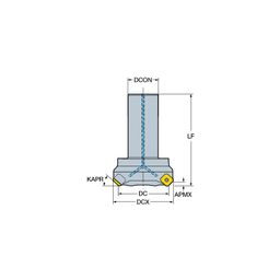 345 - A32  CoroMillⓇ 345 Face Milling Cutter thumbnail-0