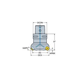 345 CoroMillⓇ 345 Face Milling Cutter thumbnail-0