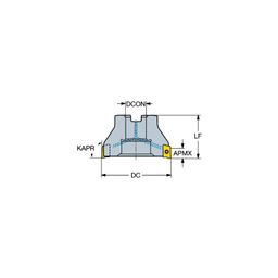 R390 CoroMillⓇ 390 Square Shoulder Milling Cutter thumbnail-0