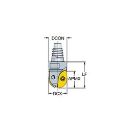 R216-EH CoroMillⓇ 216 Ball Nose Milling Cutter
 thumbnail-0