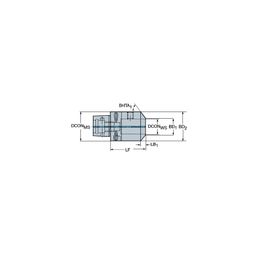 C3-391.20 Coromant CaptoⓇ To Weldon Adaptor thumbnail-0