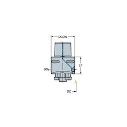 C3-391.68A Coromant CaptoⓇ To Duobore™ Tool Body thumbnail-0