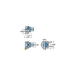 C3-ASHA Coromant CaptoⓇ To Rectangular Shank Adaptor thumbnail-0