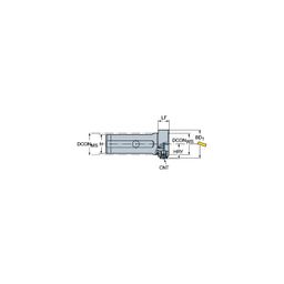 C3-NC3000 Cylindrical Shank With Flats To Coromant Capto® Clamping Unit thumbnail-0