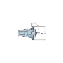 C8-390.540 BIG-PLUS ISO To Coromant CaptoⓇ Adaptor thumbnail-0