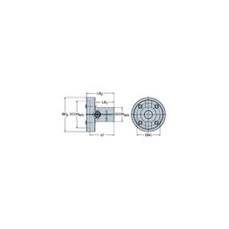 SI50 QC DIN 2079 To Coromant CaptoⓇ Adaptor With Quick Change
 thumbnail-0