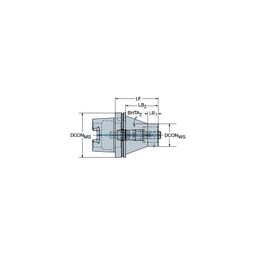 C3-390 HSK To Coromant CaptoⓇ Adaptor thumbnail-0