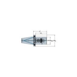 I50-QC ISO 7388-1 To Coromant CaptoⓇ Adaptor With Quick Change
 thumbnail-0