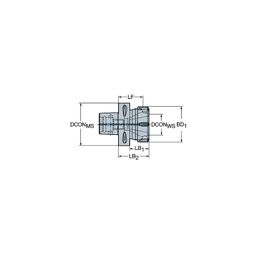 C8-391.14 Coromant CaptoⓇ To ER Collet Chuck thumbnail-0