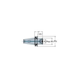 I40-X ISO 7388-1 To Arbor With Driving Screws Adaptor
 thumbnail-0